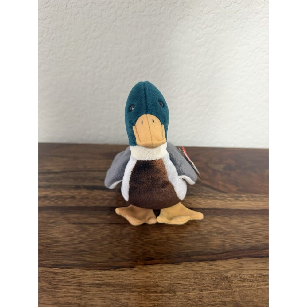 Ty Beanie Baby Jake The Mallard Drake Duck 1997  Vintage tags Good condition